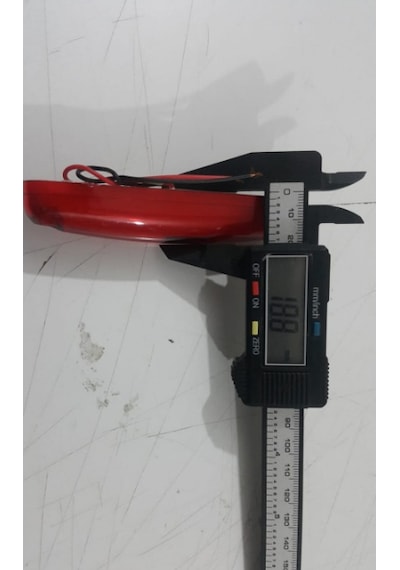 12v-24v Neon Parmak Led Lamba Turuncu 2 Adet