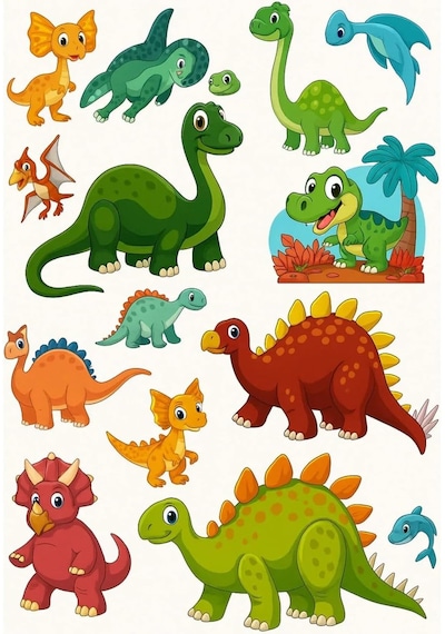 60 Çıkartmalı Sticker Kitabı Eğitici Etkinlik Kitabı Ormanlar, Dinazorlar, Prenses, Fen Ve Doğa