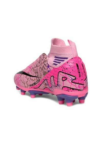 Celira Lga Pembe Çoraplı Erkek Futbol Krampon Ayakkabı Pembe