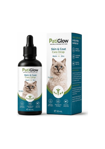 Patiglow Kedi Tüy Ve Deri Bakım Damlası 50 Ml