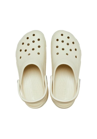 Crocs 206750-classıc Platform W 2y2-bone Platform Taban Kadın Terlik Krem