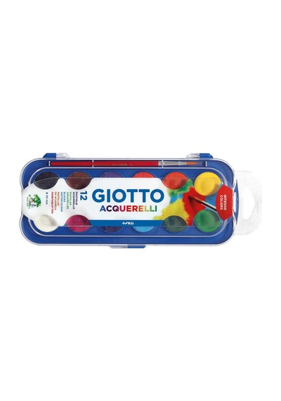 Giotto Suluboya Ø 30 Mm, 24'lü Kutu Çok Renkli