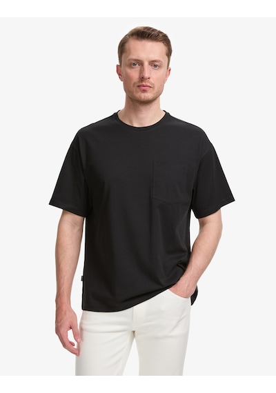 Pierre Cardin Erkek Siyah Tişört Basic 50325300-vr046