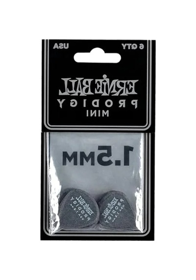 Ernie Ball 1.5mm Mini Prodigy Seçtikleri 6'lı Paket - Siyah 124-Pembe