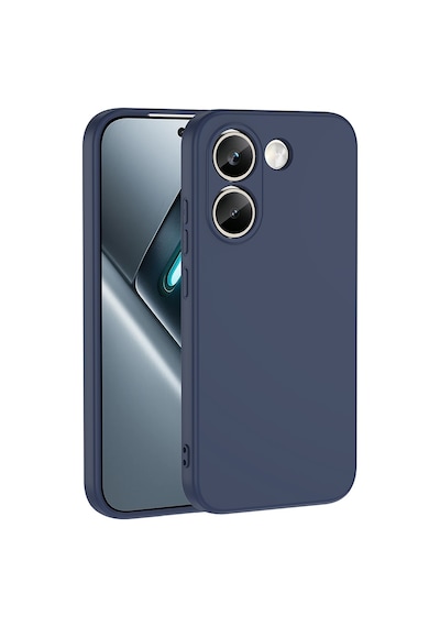 Teleplus Xiaomi Poco X8 Pro Kılıf Kamera Korumalı İçi Kadife Mara Lansman Silikon Lacivert