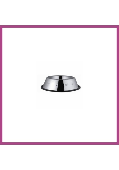 Gees Global Desenli Metal Kedi Ve Köpek Mama Su Kabı 8 Oz 12 Cm Gbzs