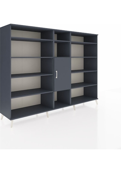 Hyperion Dolap 12 Raflı Tek Kapaklı 220x44x163 Antrasit-antrasit Antrasit-antrasit Hyperion Dolap 12 Raflı Tek Kapaklı 220x44x163 Antrasit-antrasit Antrasit-antrasit