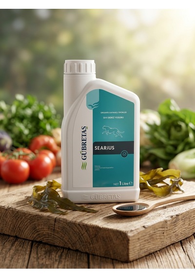 Searıus Deniz Yosunu İçeren Sıvı Organik Gübre - 1 Litre Kök Geliştirici, Çiçeklendirici Ve Stres Kalkanı