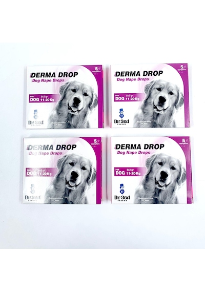 11-20kg Köpekler İçin 4lü Damla Paketi 5x2gr