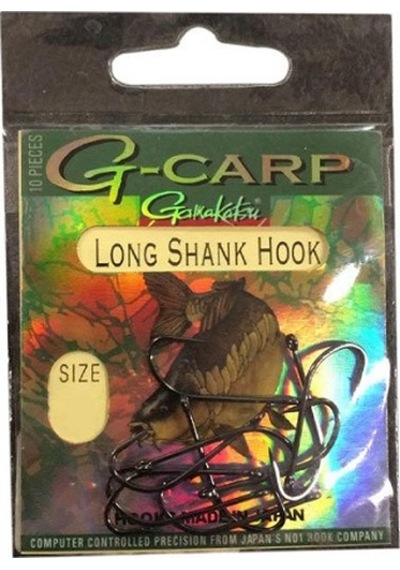 Gamakatsu G-Carp Long Shank No:2 Olta Iğnesi 1/10