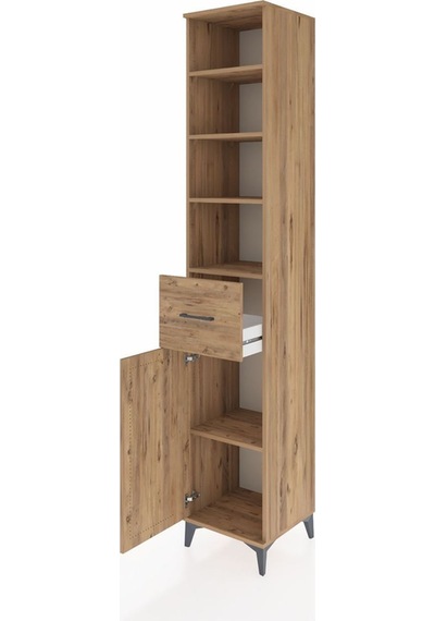 Hyperion Dolap 5 Raflı Tek Çekmeceli Tek Kapaklı 44x44x243 Çam-çam Atlas Çam Hyperion Dolap 5 Raflı Tek Çekmeceli Tek Kapaklı 44x44x243 Çam-çam Atlas Çam