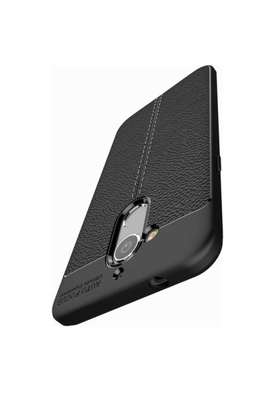 General Mobile 8 Kılıf Deri Tarzı Niss Silikon Case