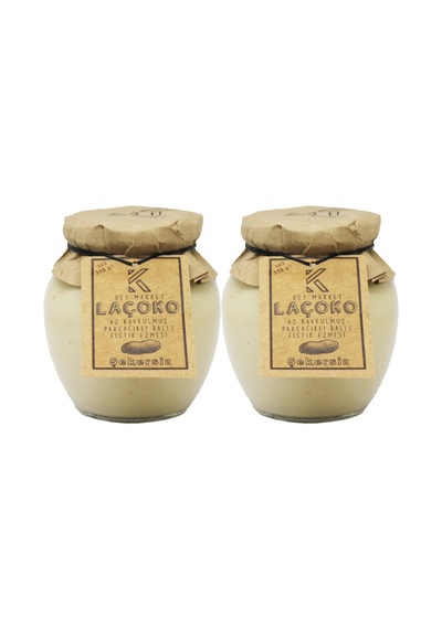 Laçoko Doğal Az Kavrulmuş Parçacıklı Ballı Fıstık Ezmesi 700 G