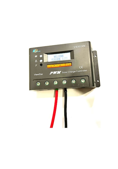 Mppt Şarz Kontrol Cihazı 2+2 Mt Akü Bağlantı Kablosu 6 Mm