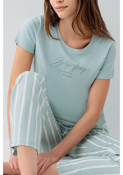 Pierre Cardin Kadın Yeşil Pijama Takım Yeşil