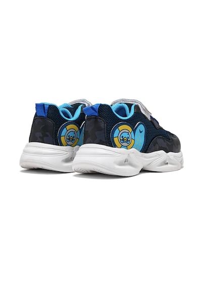 Tonny Black Çocuk Unisex Lacivert Kamuflaj Tonny Black Işıklı Cırtlı Ayakkabı Lacivert