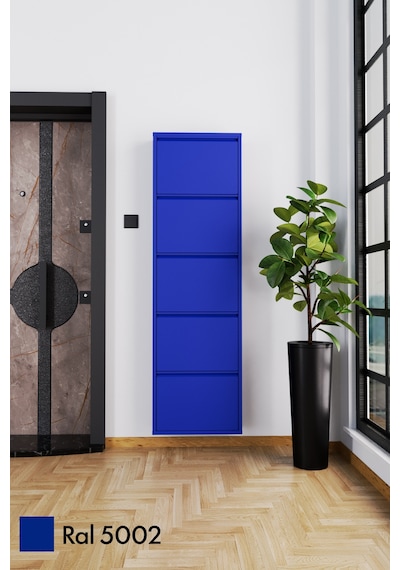 Evdemo 5 Kapaklı Metal Ayakkabılık Lacivert Evdemo 5 Kapaklı Metal Ayakkabılık Lacivert