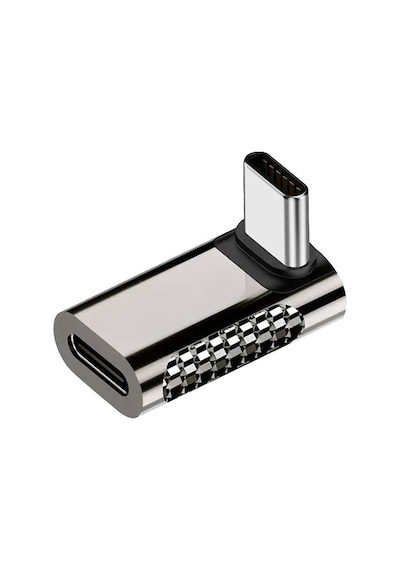Usb C Dik Açılı 20gbps 90 Derece Adaptör 100w Type C Dişi Erkek Aparat