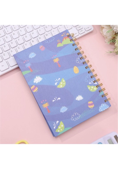 Popit Sert Kapak Defter Kedi Patisi Desenli Silgi Hediyeli Yeşil