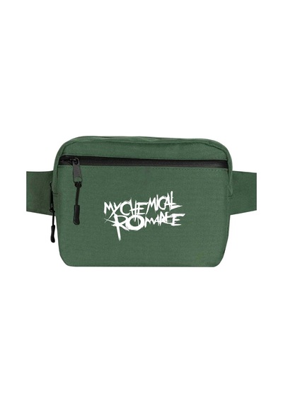My Chemical Romance Logo Yeşil Bel Çantası