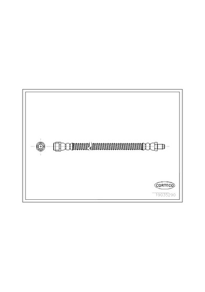 Corteco Fren Hortumu Arka Mercedes S-seri W221 W222 C216 C217 A217 Corteco 19035290 A2214200248