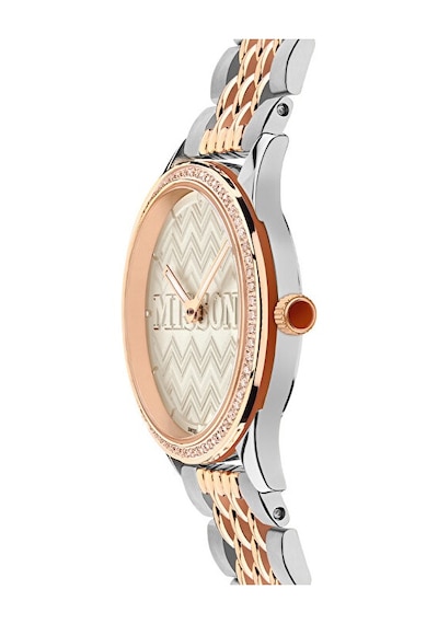 Missoni Mwcca0623 Pırlantalı Kadın Kol Saati Metalik Gri - Rose Gold
