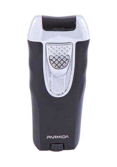 Tek Torch Pürmüz Siyah-gümüş Puro Çakmağı - Tr4728