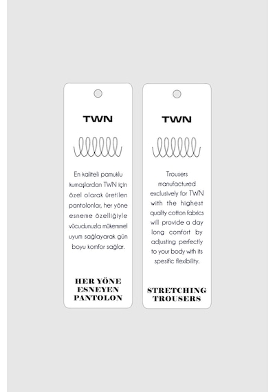 Twn Slim Fit Yeşil Armürlü Chino Pantolon 7ecc3s208232m Çok Renkli