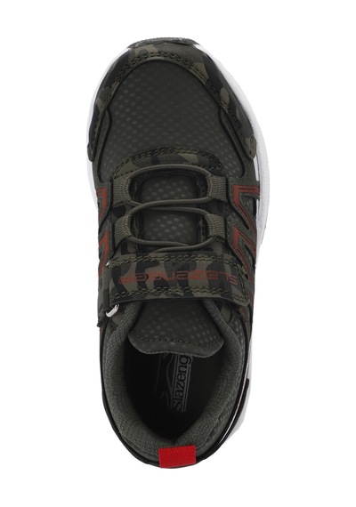 Slazenger Elıps Unisex Çocuk Haki Kamuflaj Sneaker Haki Kamuflaj