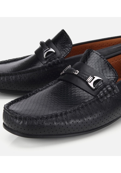 Hotiç Erkek Deri Siyah Tokalı Günlük Loafer 02ayh319480a100 02ayh319480a100
