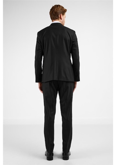İmza Siyah Kırlangıç Yaka 6 Drop Slim Fit Takım Elbise 1001255172 Siyah