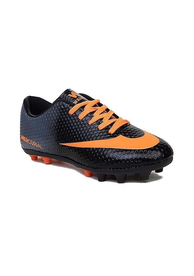 Walked 401-25 Halı Saha Çivili Krampon Siyah Turuncu 36-39 Siyah