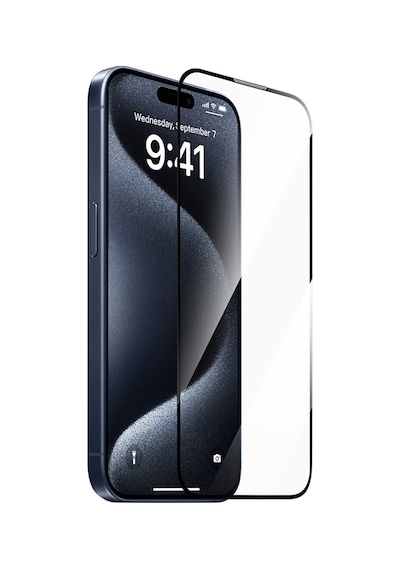 Apple Uyumlu   iPhone 17 Pro Wiwu Sq-008 Oleofobik Easy Install Temperli Ekran Koruyucu Uygulama Aparatlı Şeffaf