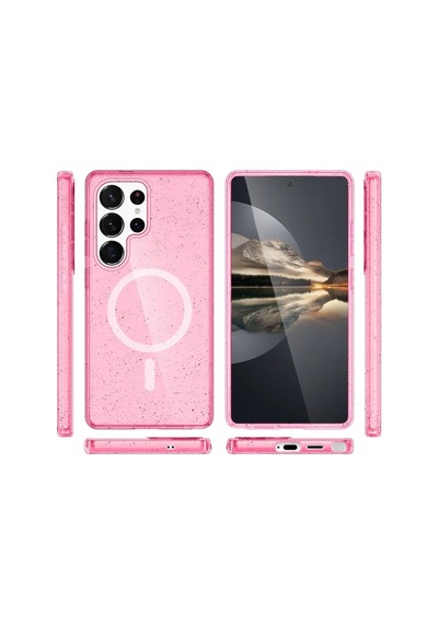 Joko Samsung Galaxy S23 Ultra Kılıf Magsafe Kapak - Pembe