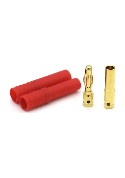Wozlo Hxt 4.0mm Gold Plated Erkek Dişi Banana Konnektör - 5 Çift
