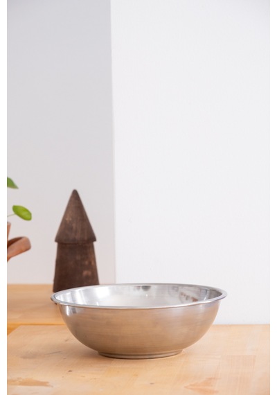 Metal 22 Cm Salata Kısır Meyve Sunum Kasesi Metal - 682974675 Metal