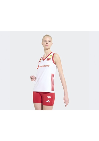 Adidas Türkiye Voleybol Milli Takim Formasi Türkiye Kadın Voleybol Milli Takım Forması Km7475 Beyaz