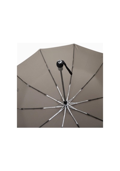 Bosile Parachase 3268 Big Circle Grip Silikon Uçlu Büyük Otomatik 3 Kademeli Şemsiye Siyah