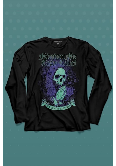 Skull Kurukafa Renkler Latince Urban Street Culture Wear Sokak Uzun Kollu Tişört Baskılı T-shirt 001 Skull Kurukafa Renkler Latince Urban Street Culture Wear Sokak Uzun Kollu Tişört Baskılı T-shirt 001