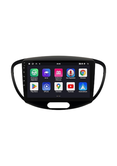 Hyundai I10 Android Multimedya Sistemi 2008-2012 4gb Ram, 64gb Hafıza, Bluetooth, Carplay & Android Auto Kamera  9"