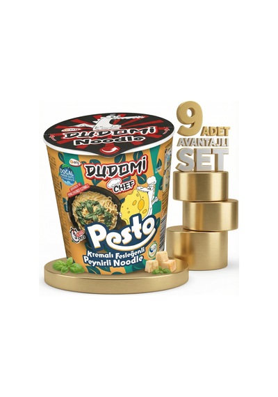 Dudomi Bardak Kremalı Pesto Soslu 9x80 Gr