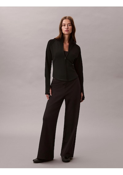 Calvin Klein Ponte Logolu Bel Bantlı Kadın Siyah Eşofman Altı Lv044e622g-ub1 Siyah
