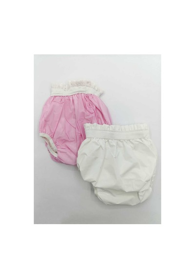 2 Adet Bebek Alıştırma Külot Pembe Beyaz - 602767496 Pembe Beyaz