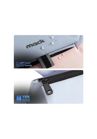 Mack Mce-1302 14.1" Zen Eco Günlük Sırt Çantası Pembe Gri