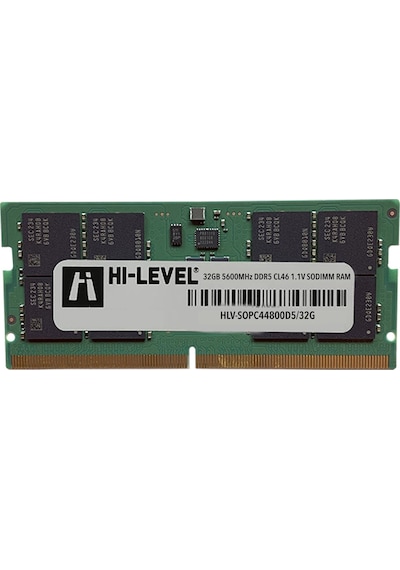 Hı-level 32gb 5600mhz Ddr5 Cl46 1.1v Sodımm Ram Hlv-sopc44800d5/32g