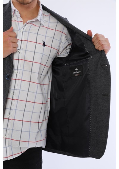 C9054 Dewberry Erkek Ceket-lacivert