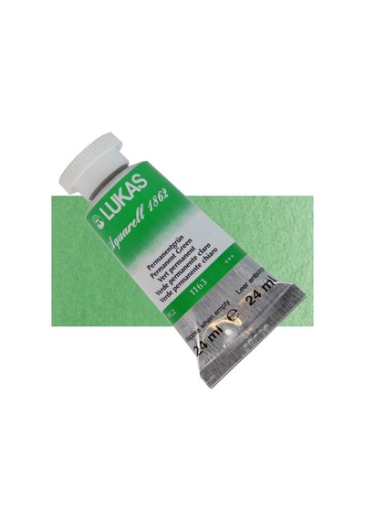 Lukas 1862 Artist 24ml Sulu Boya 1163 Permanent Green Seri 2