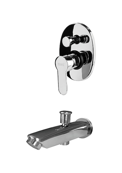 Newarc Domino Ankastre Valfli Gagalı Banyo Bataryası 971131 Krom