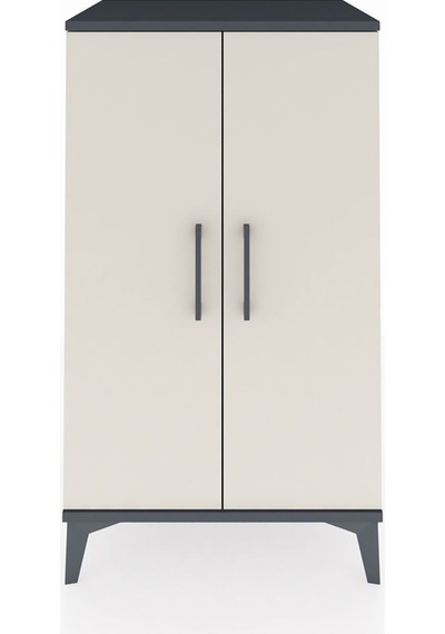 Hyperion Komodin 2 Kapaklı 60x44x106 Antrasit-aytaşı Antrasit
