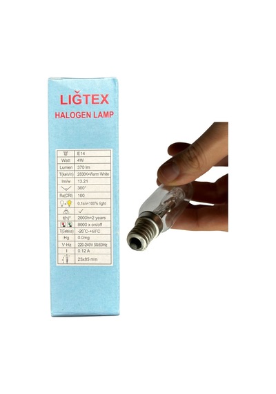 Lığtex 28w 2800k Sarı Işık E14 Duylu Aspiratör Ampulü 2 Adet